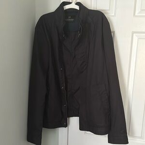 Men’s Scotch and Soda light weight jacket. Size: Large. Color: Black.
